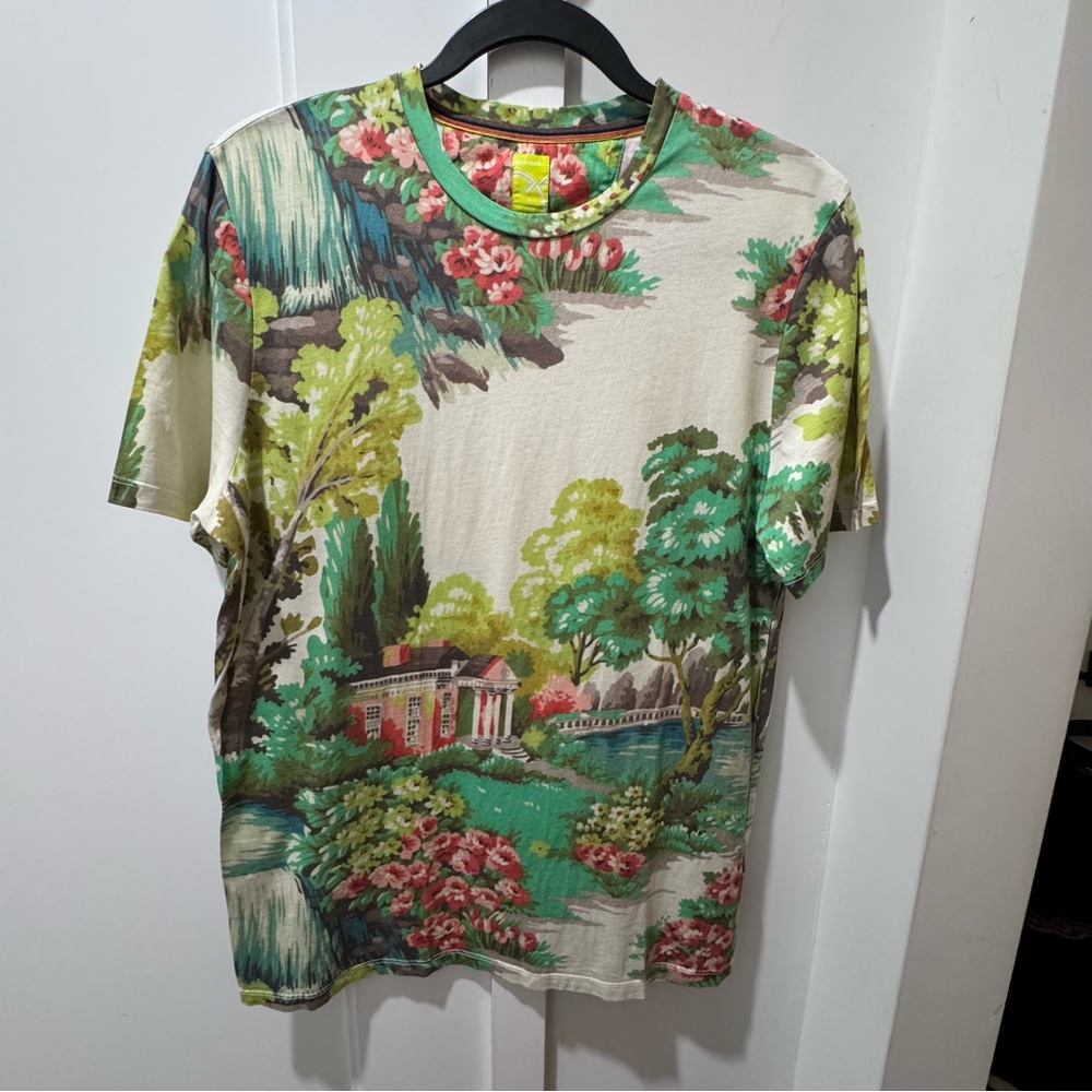Paul Smith Scenic Garden Print T-Shirt